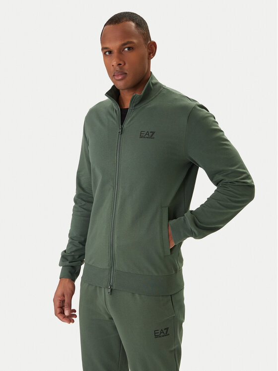 EA7 Emporio Armani EA7 Emporio Armani Tepláková súprava 8NPV60 PJVRZ Zelená Regular Fit