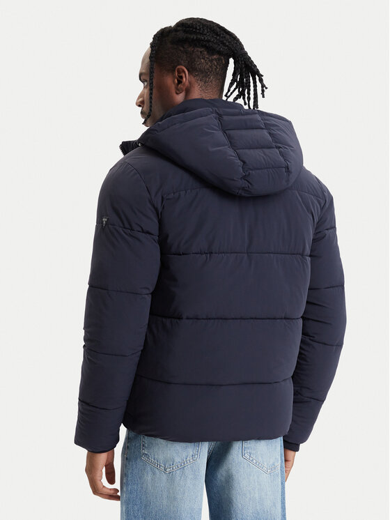 Guess Guess Ziemas jaka M6BL58 W4170 Tumši zils Regular Fit