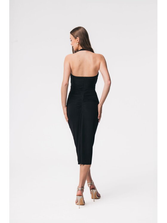 Aurora Aurora Koktejlové šaty Layla Černá Feminine Fit