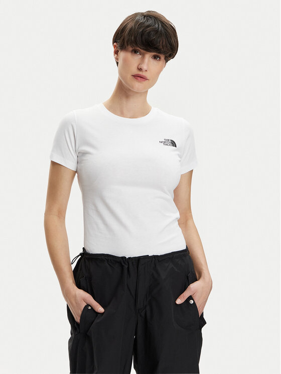 The North Face The North Face Tricou Redbox NF0A87NM Alb Regular Fit