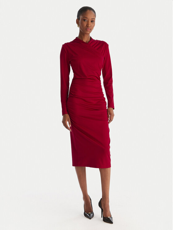 ACCESS FASHION ACCESS FASHION Rochie cocktail 54-3040-225 Roșu Slim Fit