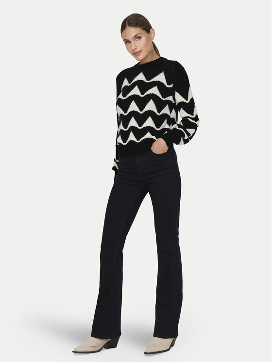 JDY JDY Džemper Tina 15330567 Crna Regular Fit