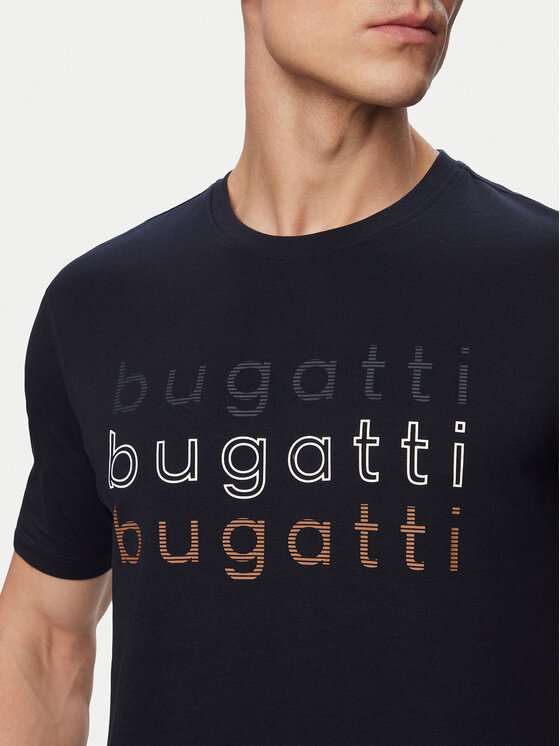 Bugatti Bugatti T-Shirt 8350-15042E Granatowy Regular Fit