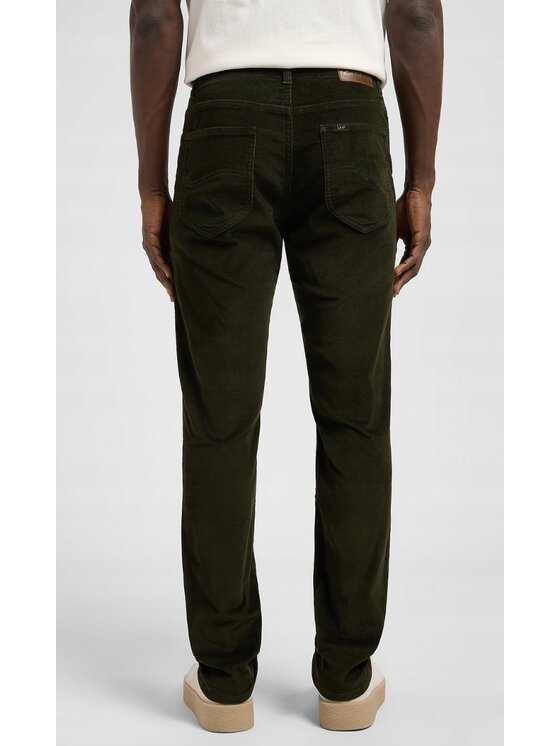 Lee Lee Spodnie materiałowe Slim Fit XM Extreme Motion MVP Zielony Slim Fit