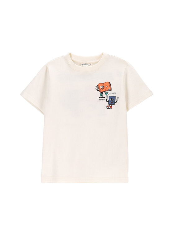 Coccodrillo T-Shirt WC5143222VBB Écru Regular Fit