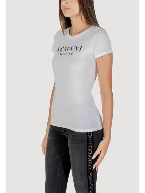 Armani Exchange Armani Exchange Majica XW001351 AF17172 Bela Casual Fit
