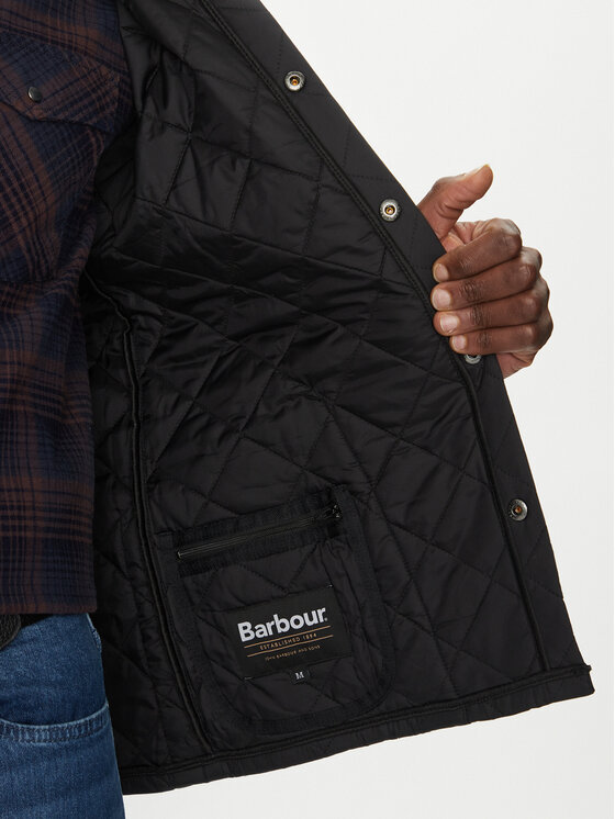 Barbour Barbour Prechodná bunda Heritage Liddesdale MQU0240BK11 Čierna Regular Fit