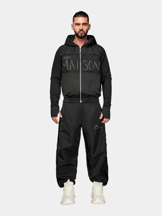 MADE BY SOCIETY MADE BY SOCIETY Kurtka anorak PULSE - H17740 Czarny Basic Fit