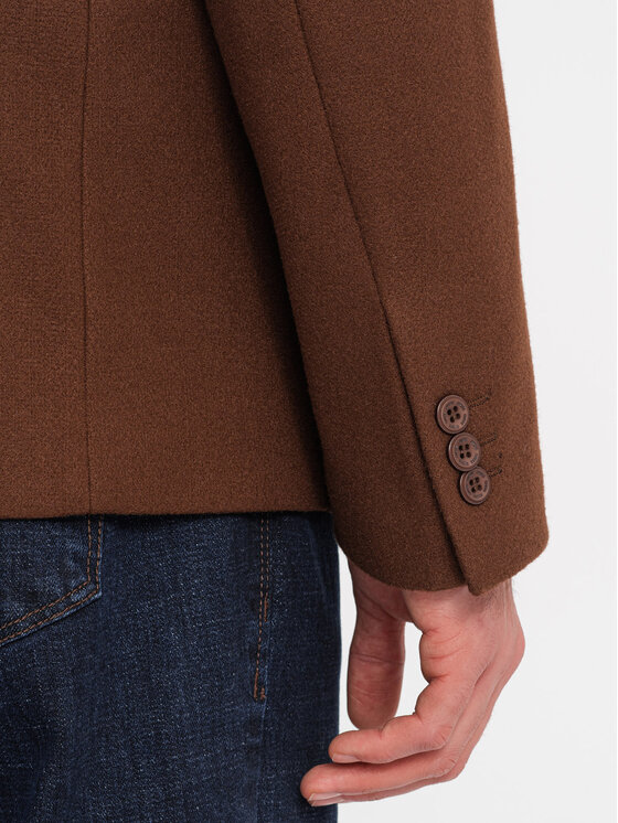 Ombre Ombre Sako OM-BLZB-0118 Hnědá Regular Fit