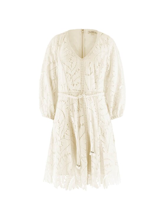 Guess Guess Igapäevane kleit 181239 Valge Classic Fit