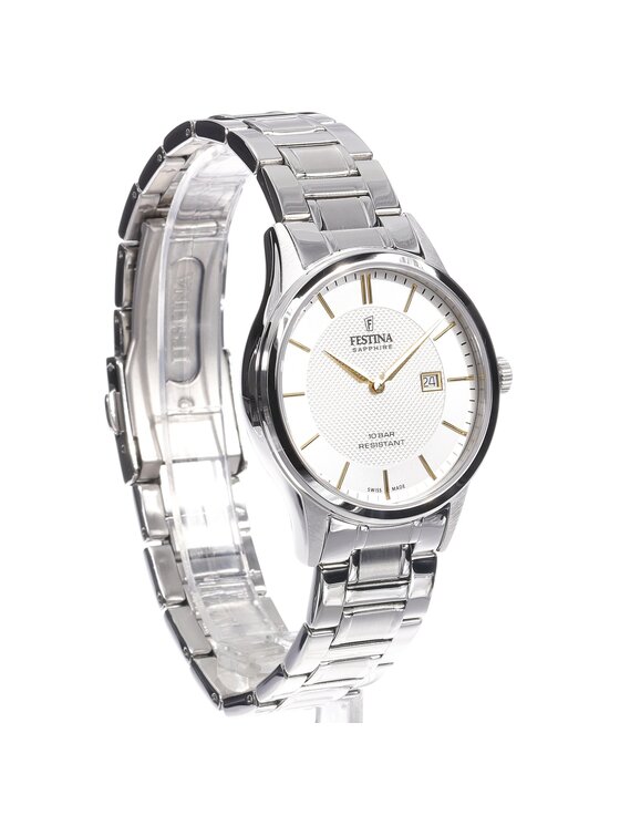 Festina Festina Zegarek F20067-2 Srebrny