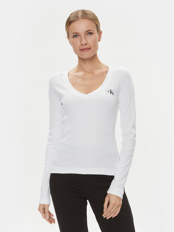 Calvin Klein Jeans Calvin Klein Jeans Блузка J20J222882 Білий Regular Fit