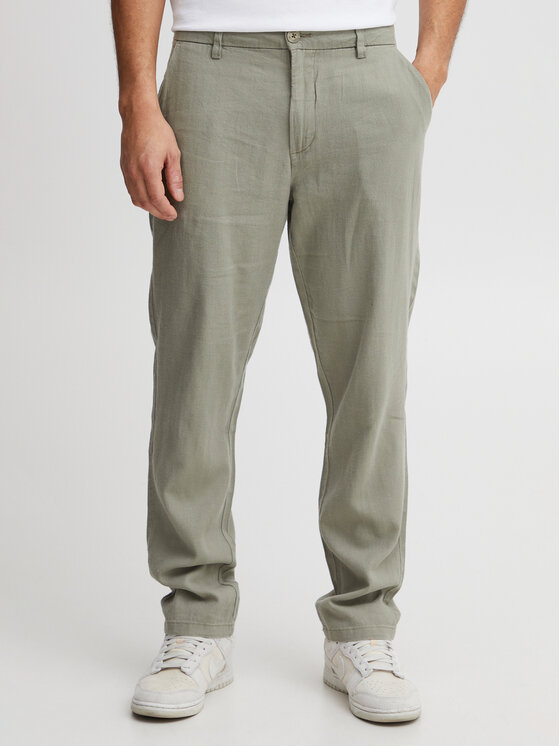 Solid Chinos kelnes 21107722 Žalia Slim Fit