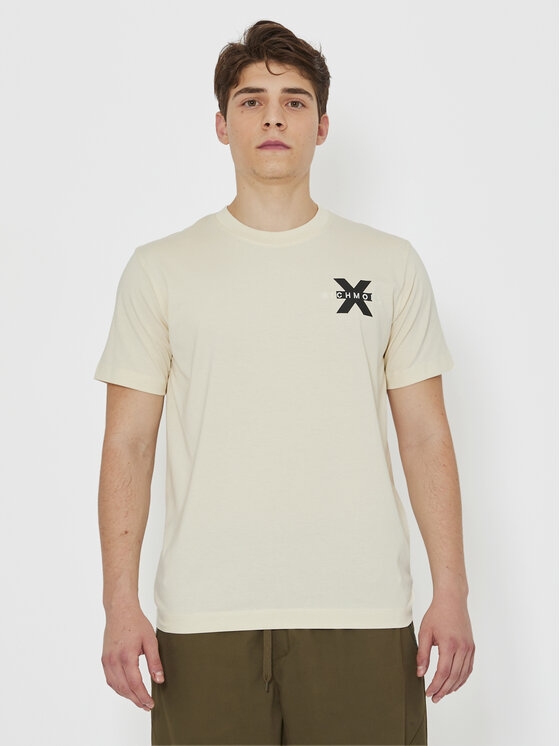 Richmond X Richmond X T-Shirt Sween UMP24057TS Μπεζ Regular Fit