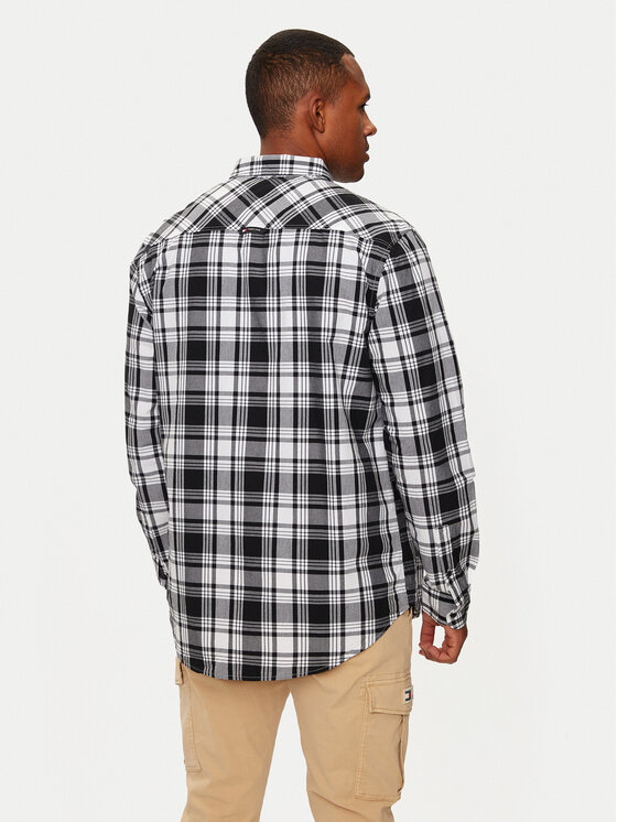 Tommy Jeans Tommy Jeans Košile DM0DM19655 Šedá Regular Fit