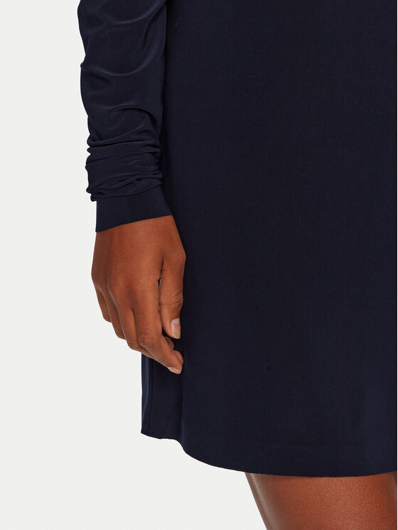 NORMA KAMALI NORMA KAMALI Kleid für den Alltag KK2243PLD96951 Dunkelblau Regular Fit