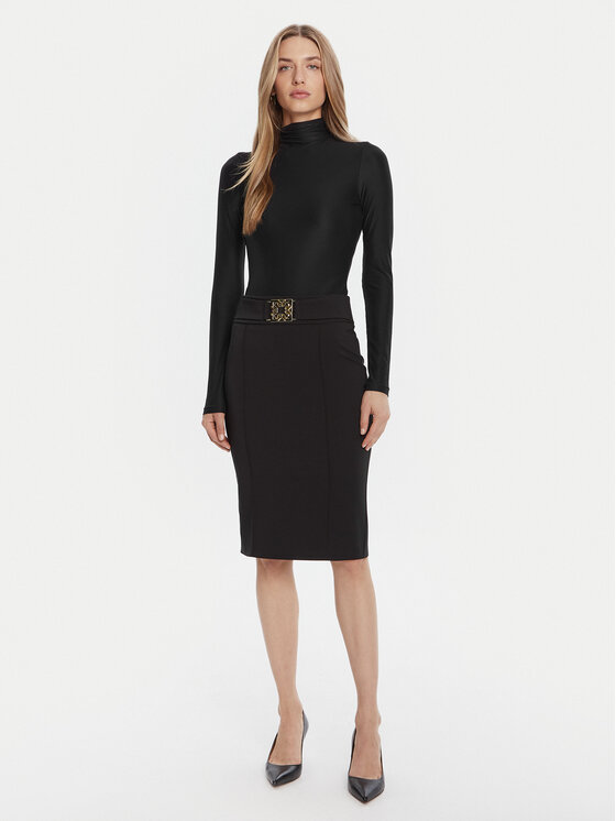 Rinascimento Rinascimento Suknja olovka CFC0126212003 Crna Slim Fit