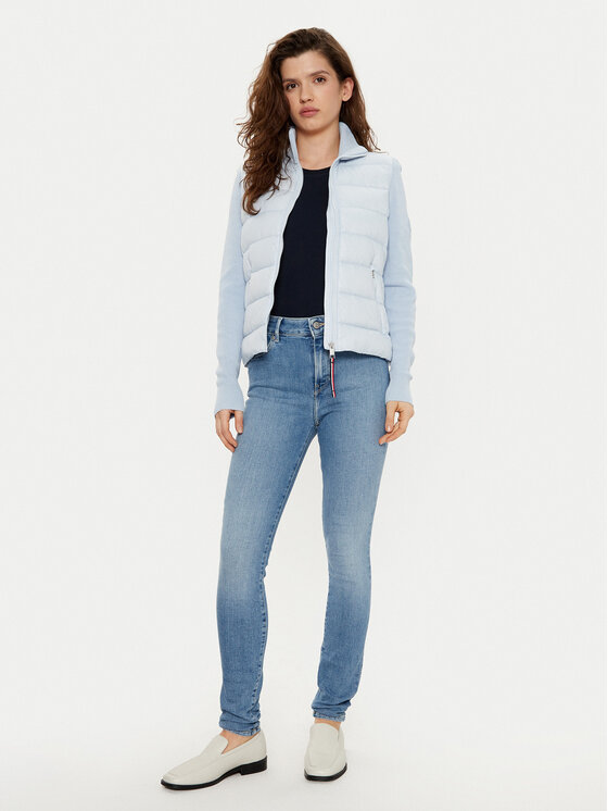 Tommy Hilfiger Tommy Hilfiger Pernata jakna WW0WW43771 Svijetloplava Regular Fit