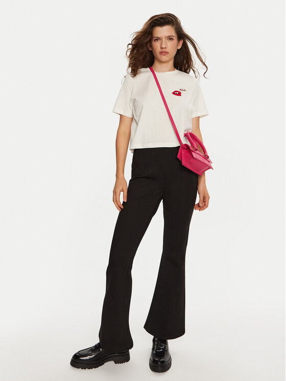 Vero Moda Vero Moda Majica Elena 10326789 Bela Boxy Fit