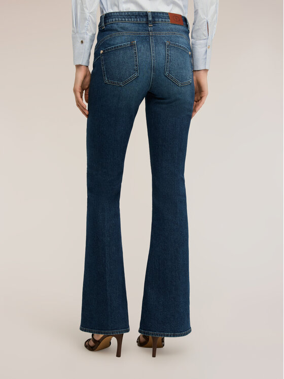Motivi Motivi Jeansy P427Q104323N024 Niebieski Flare Fit