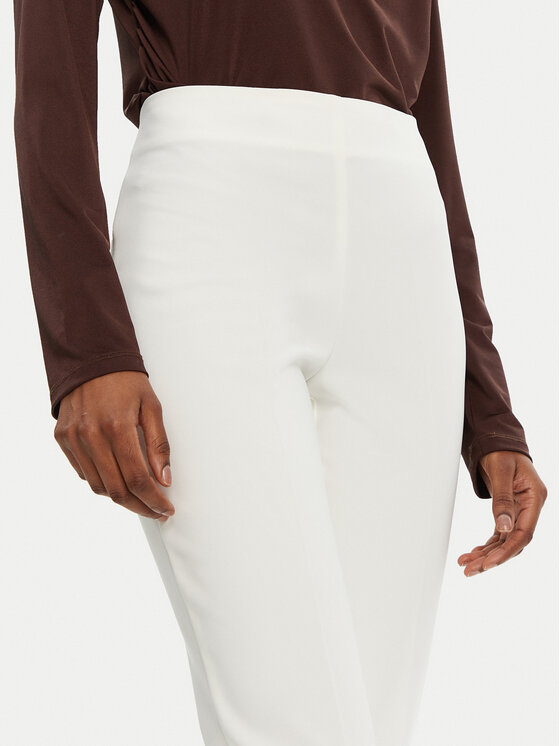 Rinascimento Rinascimento Pantaloni di tessuto CFC0122858003 Bianco Regular Fit
