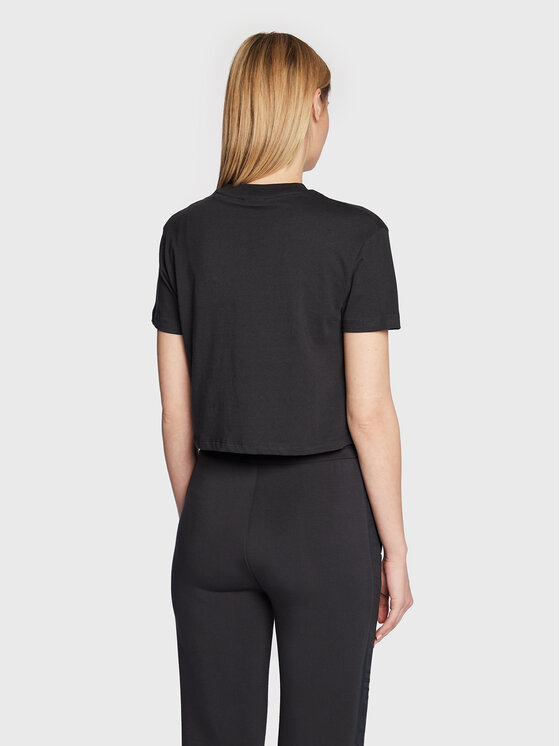 Guess Guess Tričko Adele V2YI06 K8HM0 Čierna Regular Fit