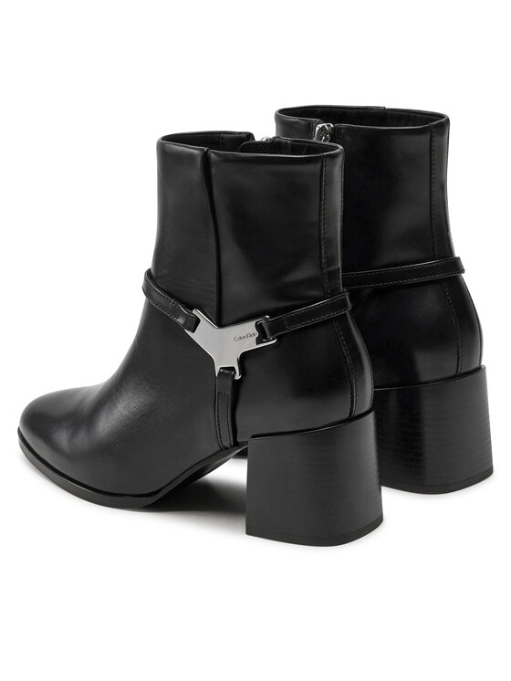 Calvin Klein Calvin Klein Členková obuv Ankle Boot 55 HW0HW02095 Čierna