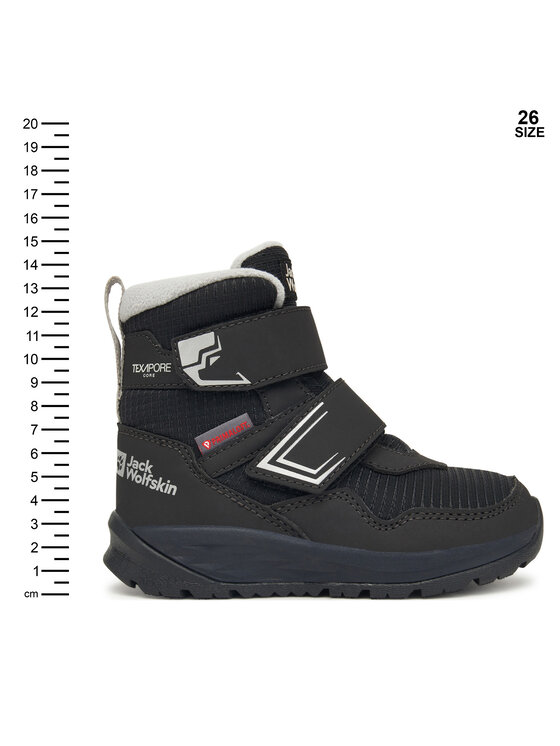 Jack Wolfskin Jack Wolfskin Sněhule Polar Bear B Texapore Mid VC K A62144 Černá