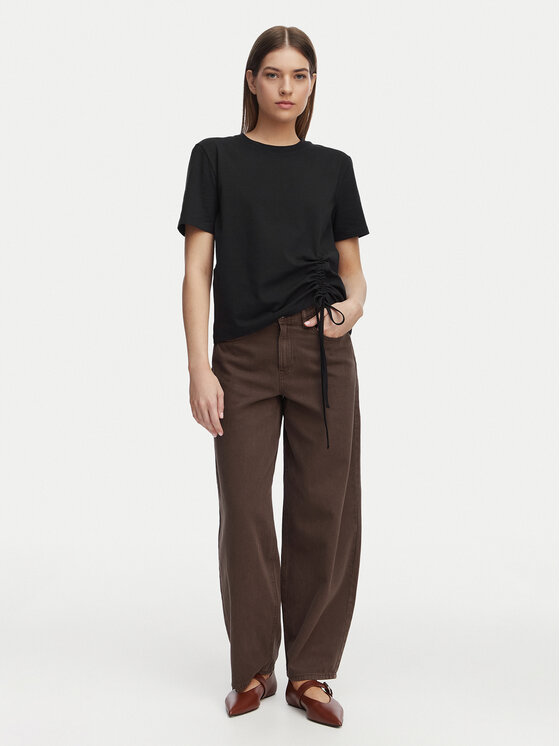 French Connection Tricou 76QZA Negru Relaxed Fit | Modivo.ro