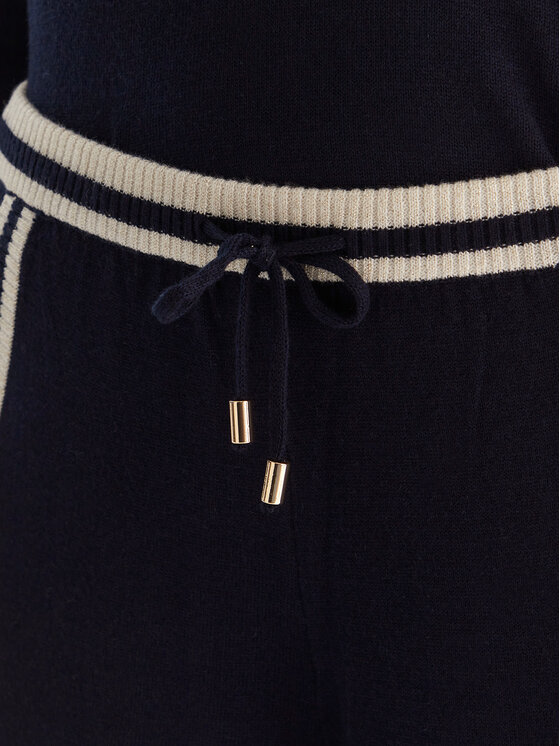 Gaudi Gaudi Pantaloni in maglia 521BD23001 Blu scuro Wide Leg