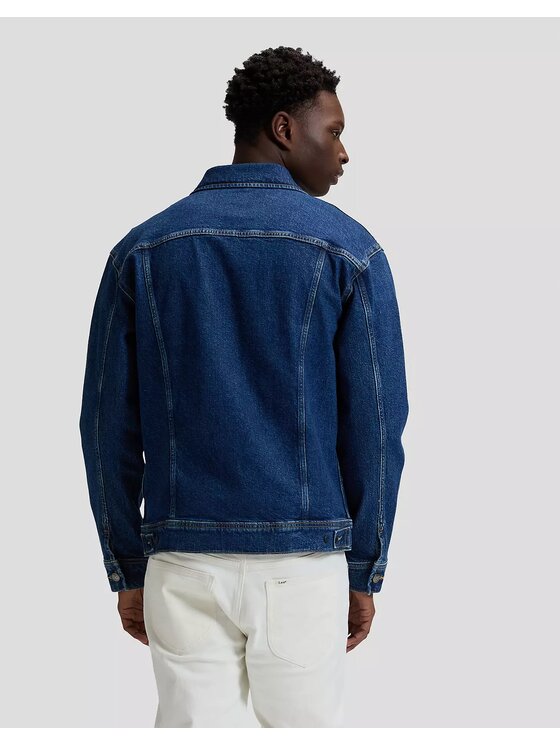 Lee Lee Kurtka jeansowa RELAXED RIDER JACKET Niebieski Regular Fit