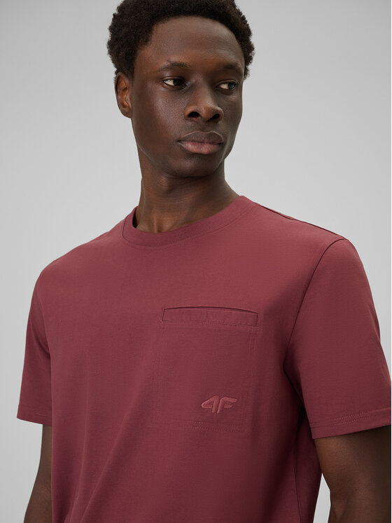 4F 4F T-shirt SPORT STORIES 25/26 Bordeaux Regular Fit