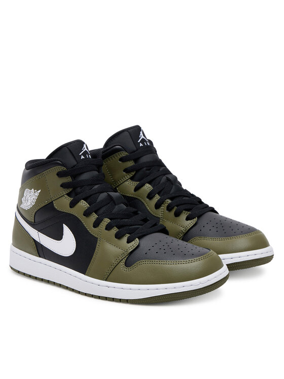 Nike Nike Sneakersy Jordan 1 Mid DQ8426 103 Zielony