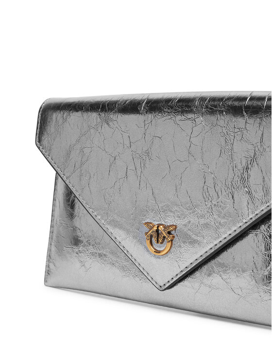 PINKO PINKO Сумка Flat Purse Mini AI 25-26 PCPL 105347 A2OT Срібний