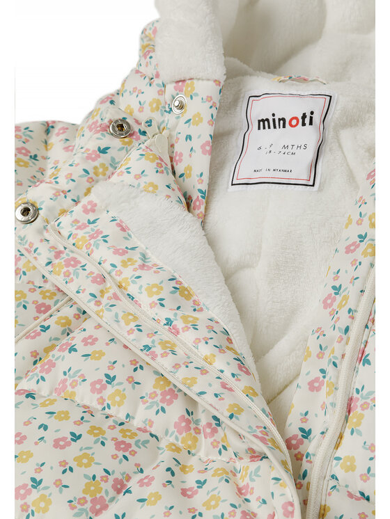 minoti minoti Kombinezon zimowy 21babysnow2b Beżowy Regular Fit