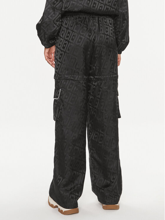 Liu Jo Liu Jo Riidest püksid TA4078 TS788 Must Regular Fit