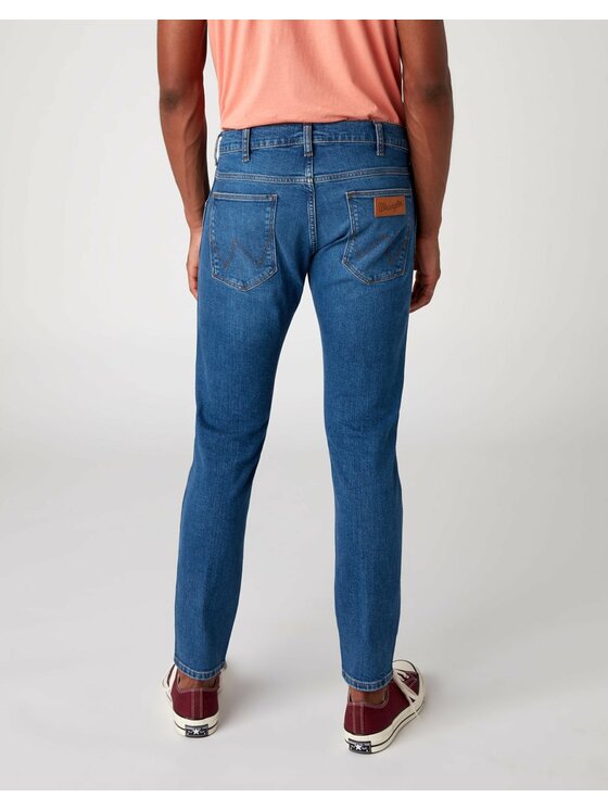 Wrangler Wrangler Jeansy BRYSON Niebieski Skinny Fit