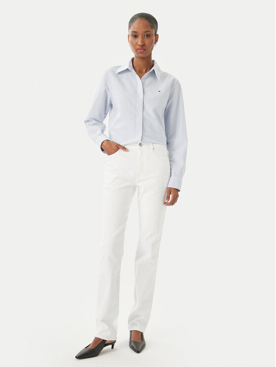 Tommy Hilfiger Tommy Hilfiger Marškiniai WW0WW46111 Šviesiai mėlyna Regular Fit