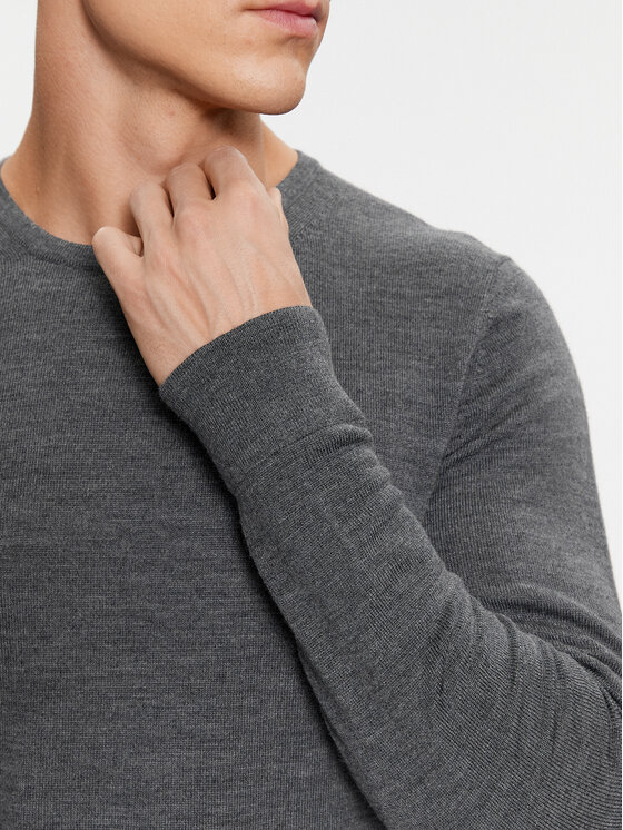 Calvin Klein Calvin Klein Пуловер Superior K10K109474 Сив Regular Fit