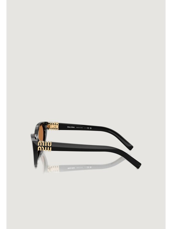 Miu Miu Miu Miu Okulary przeciwsłoneczne 0MU A04S 16K10I Czarny