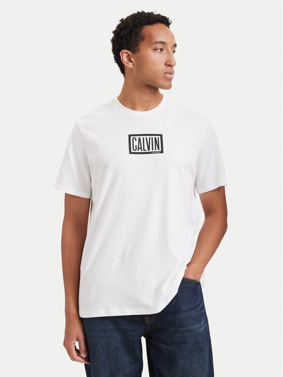 Calvin Klein Jeans Calvin Klein Jeans Тишърт Boxed Graphic LV04RH818G Бял Regular Fit