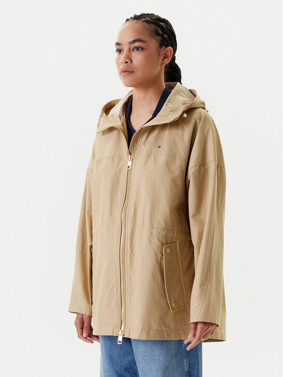 Tommy Hilfiger Tommy Hilfiger Parka WW0WW45621 Bézs Regular Fit