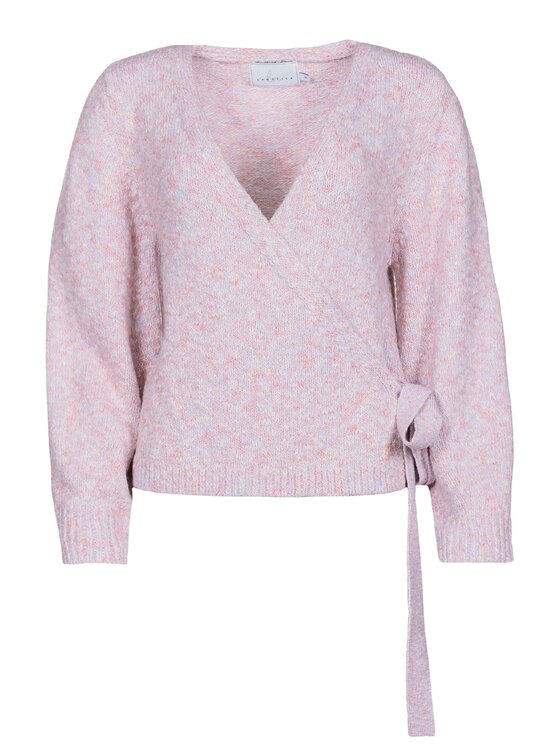 LAURELLA LAURELLA Sweter 6TU016 Różowy Regular Fit