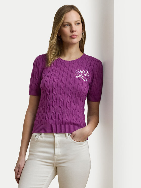 LAUREN RALPH LAUREN LAUREN RALPH LAUREN Džemper 200976989002 Ljubičasta Slim Fit