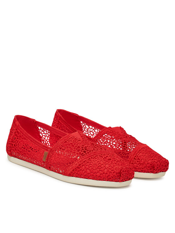 Toms Toms Туфлі Alpargata Classic 10021935 Червоний