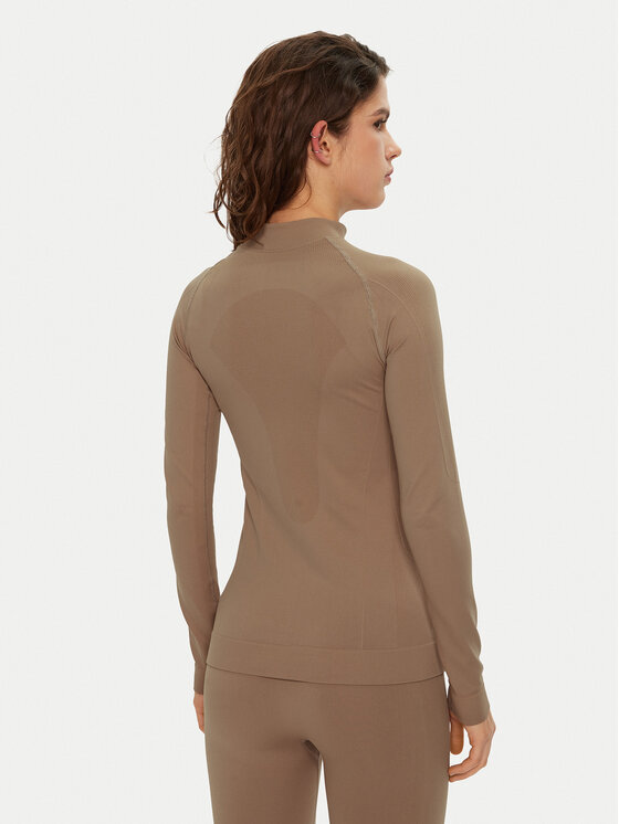 4F 4F Termoaktyvus apatinis trikotažas, viršus 4FWAW24USEAF156 Ruda Slim Fit