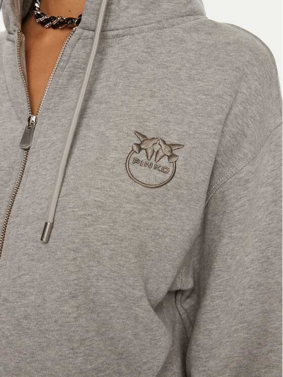 PINKO Pinko Felpa Gremito 101133 A21P Grigio Regular Fit