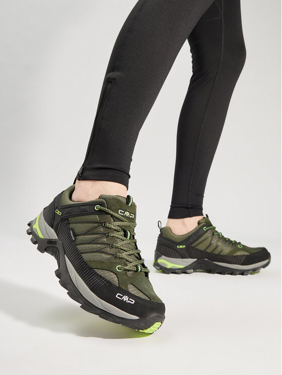 CMP CMP Pārgājienu apavi Rigel Low Trekking Wp 3Q54457 Haki