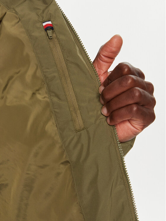 Tommy Hilfiger Tommy Hilfiger Daunenjacke MW0MW36666 Khakifarben Regular Fit