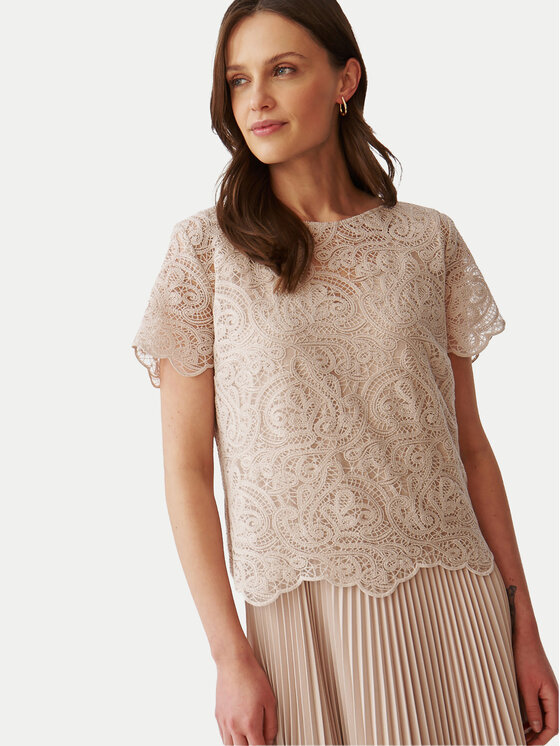 Tatuum Tatuum Cocktail obleka Luna T2406.215 Bež Regular Fit